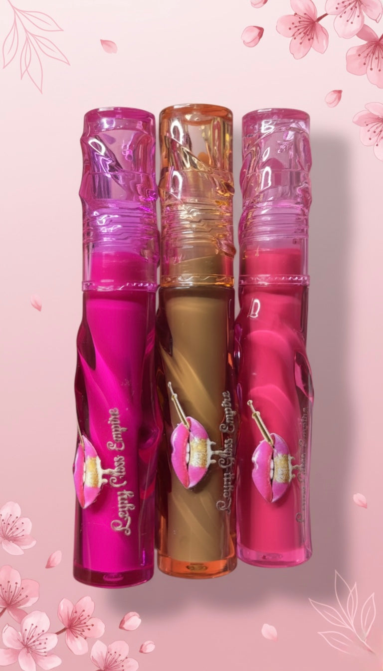 Leyny Empire Cherry Glow Lip Gloss Trio