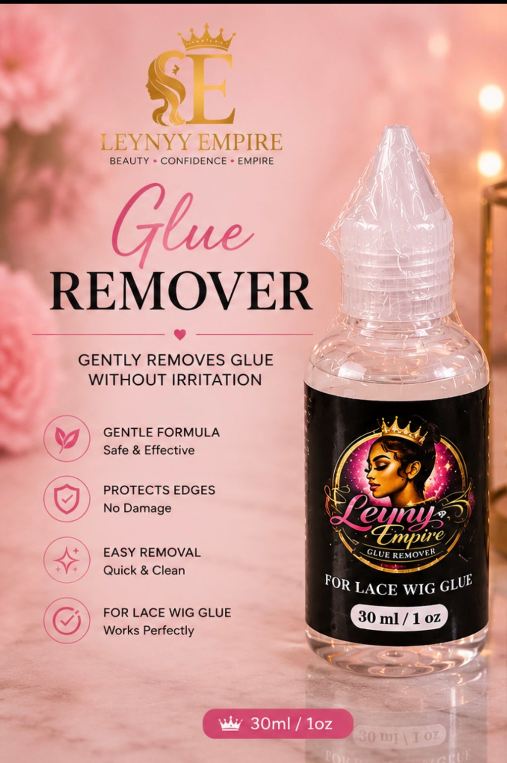 👑 Leyny Empire Lace Glue & Remover Duo