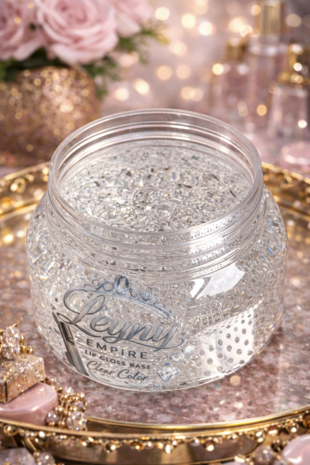 Lenny Empire Lip Gloss Base - (8 oz) + 3 FREE Filling Syringes