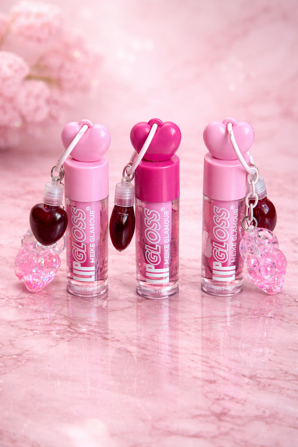 Magic Color Changing Lip Gloss Keychain