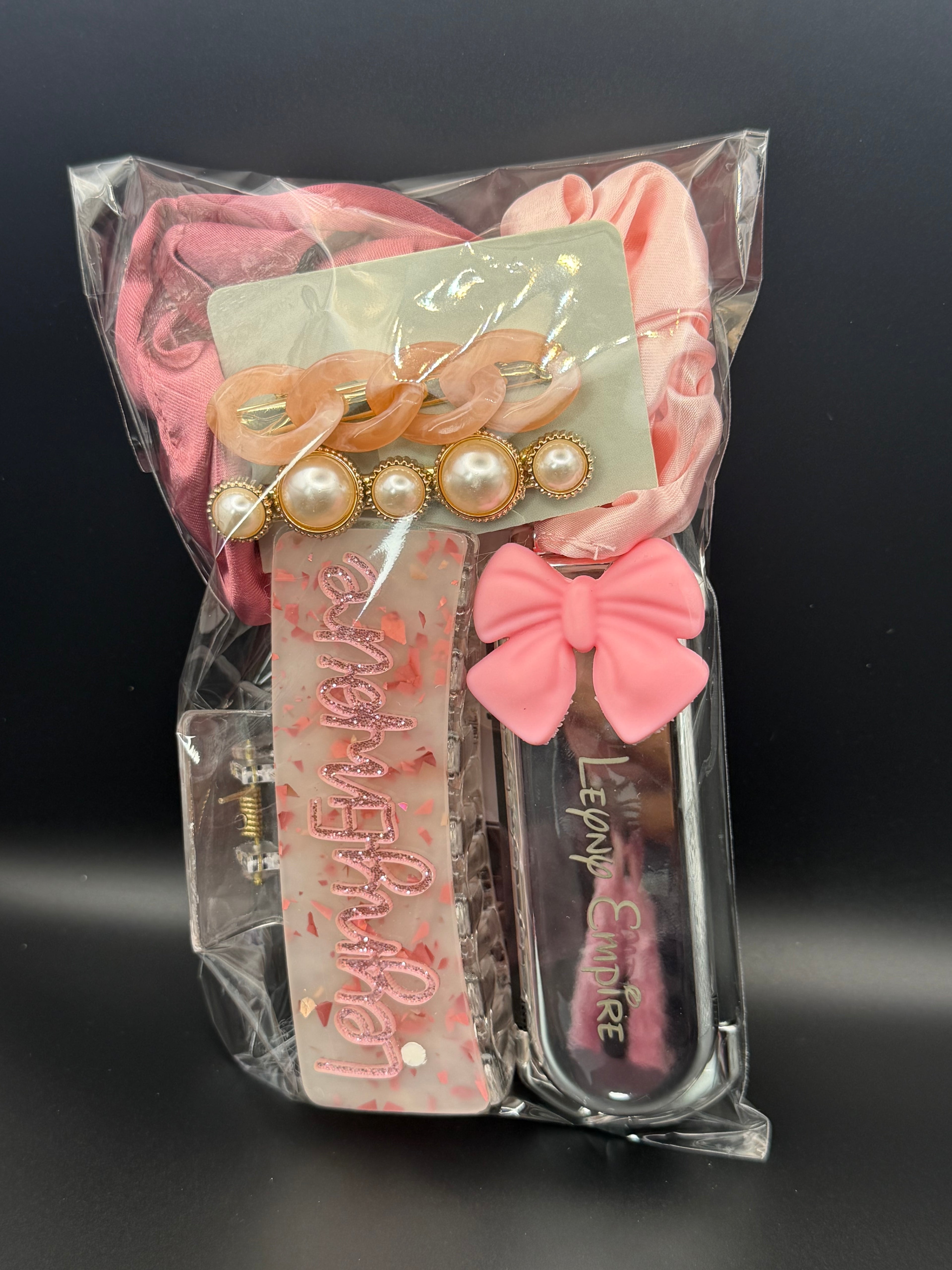 Leyny Empire Pink Glam Hair Essentials Set