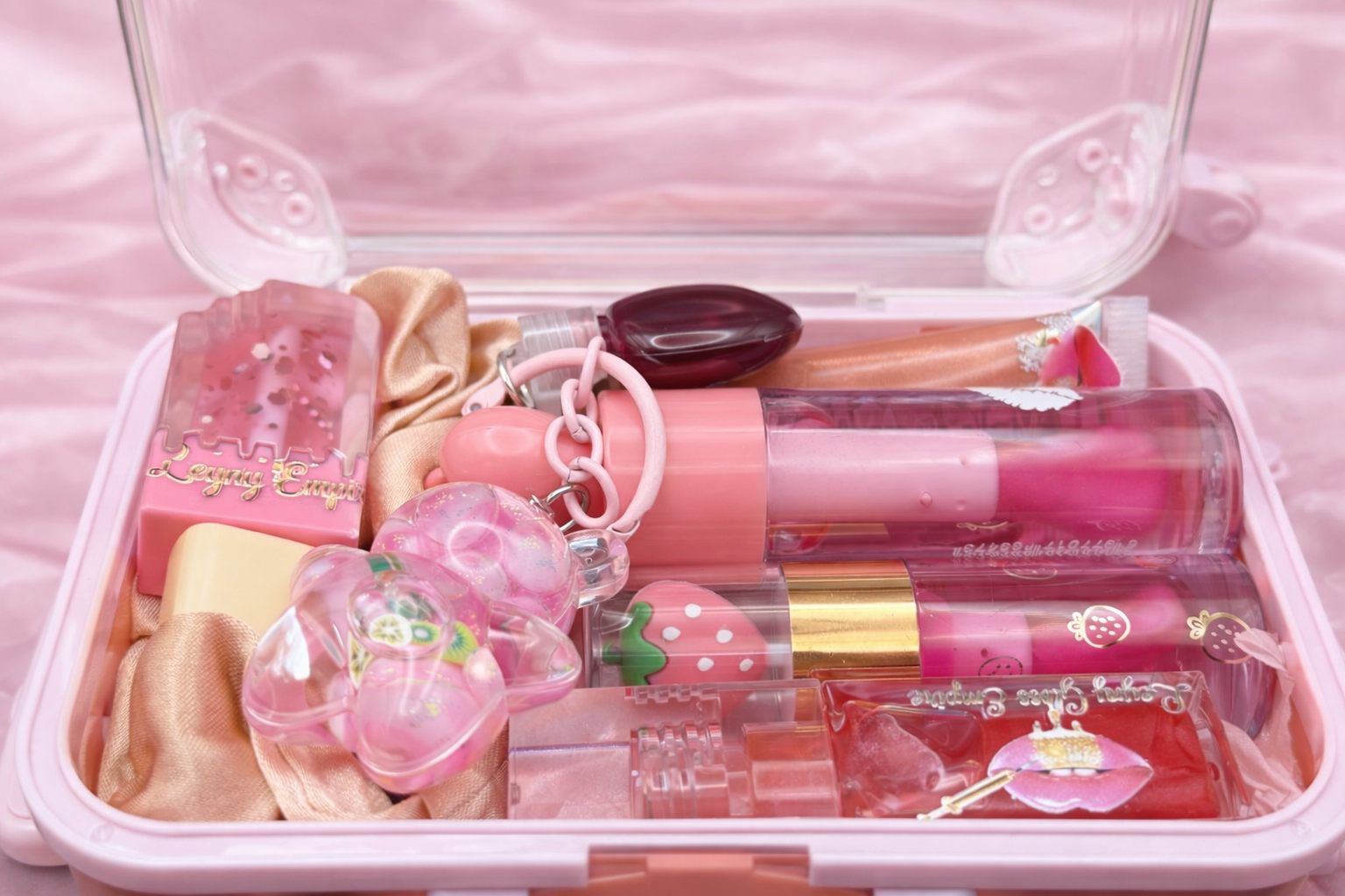 Leyny Empire Suitcase Bundle – Ultimate Lip Care & Gloss Set 💕✨