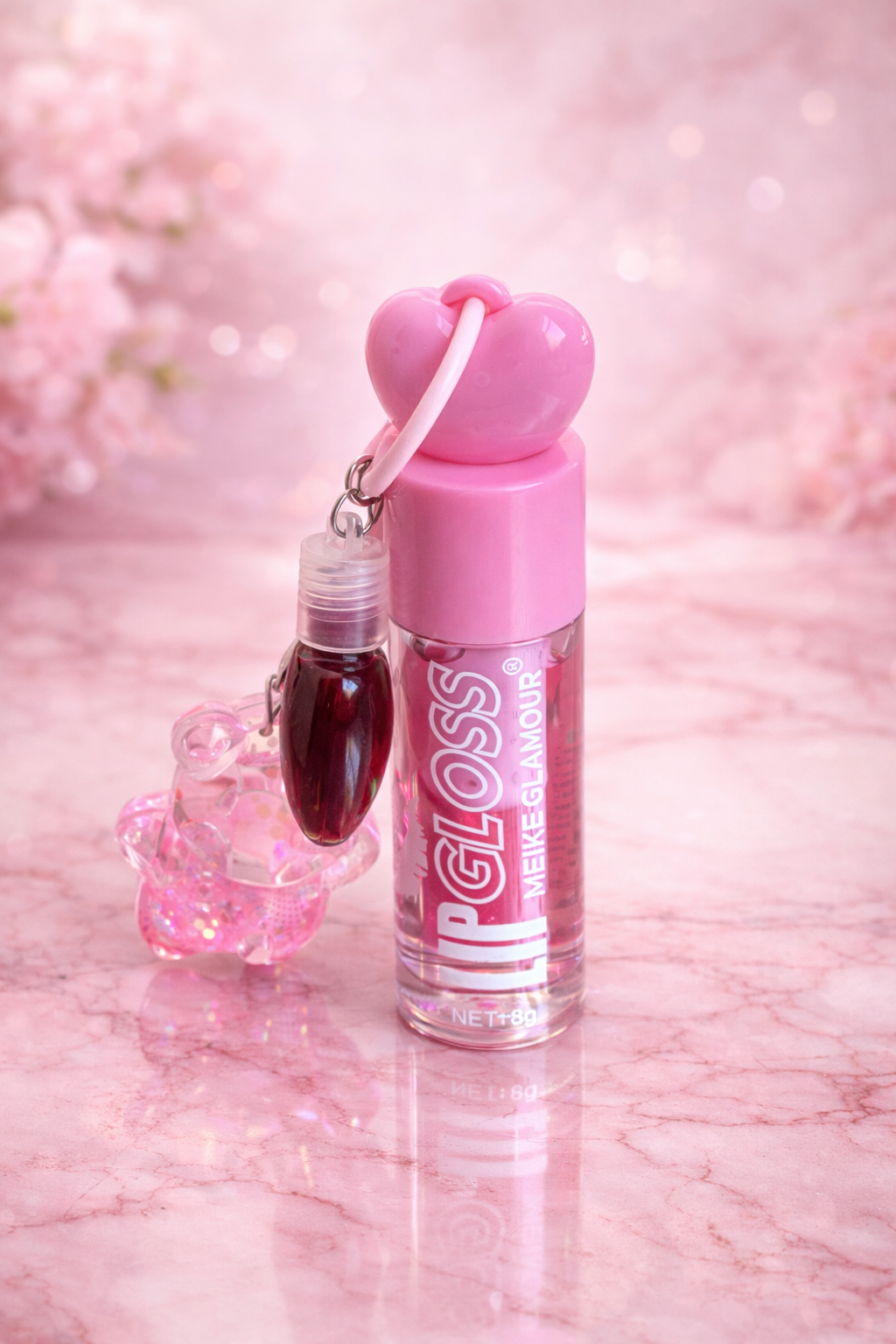 Magic Color Changing Lip Gloss Keychain
