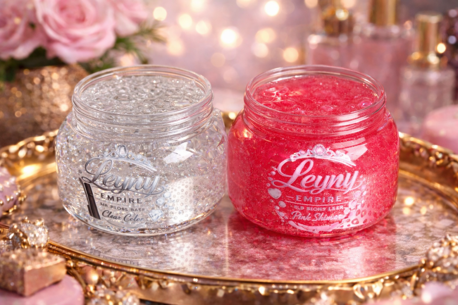 Lenny Empire Lip Gloss Base - (8 oz) + 3 FREE Filling Syringes