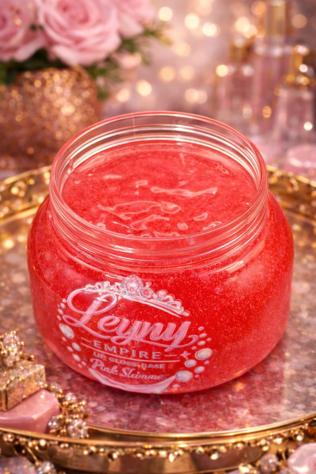 Lenny Empire Lip Gloss Base - (8 oz) + 3 FREE Filling Syringes
