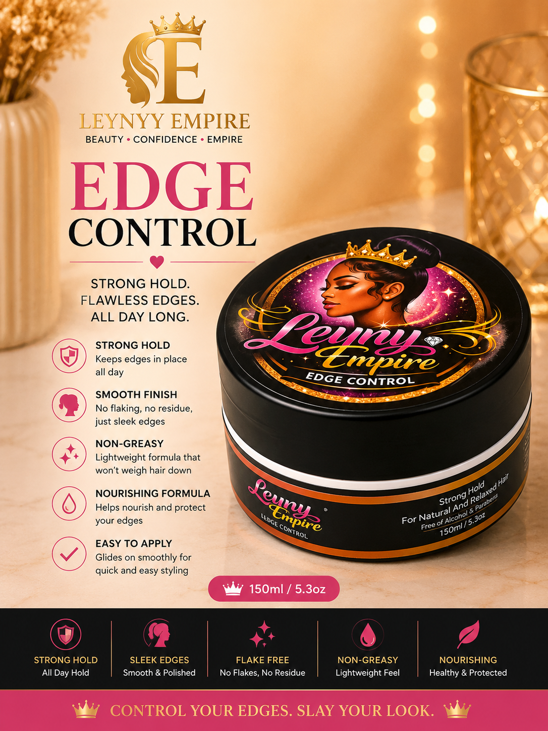 Leyny Empire Edge Control – Extreme Hold